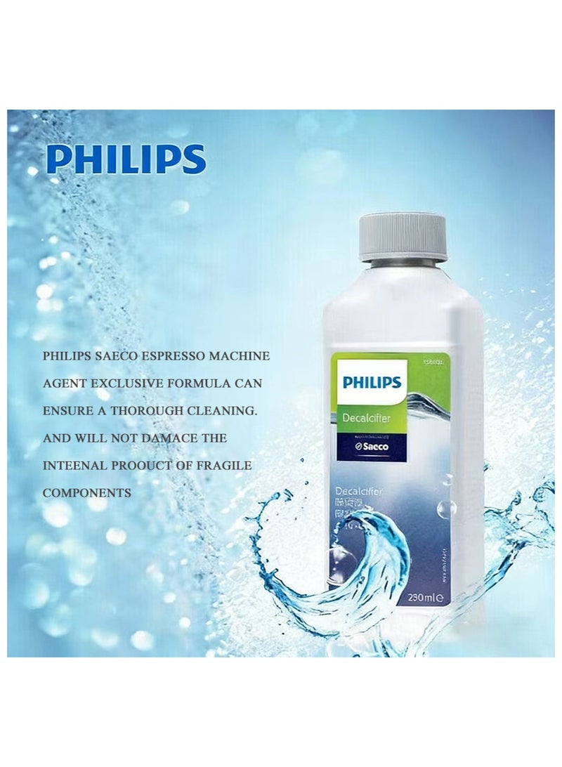 Philips Saeco Espresso Coffee Machine Descaler 250ml CA6700/55, Perfect Descalcification for a Prolong Machine Lifetime, 1 Descaling Cycle - Image 2